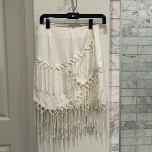 White skirt by The Jetset Diaries